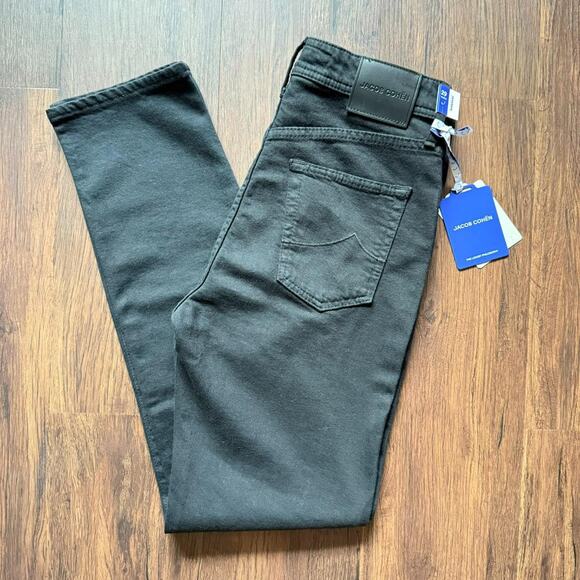 Jacob Cohën Luxury Denim Eco-Friendly Jeans Black Slim Fit W29 L30.5 - Picture 1 of 8